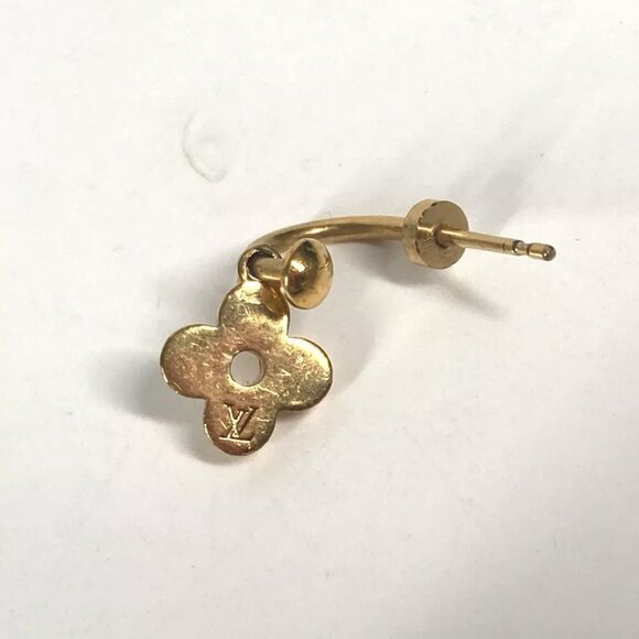アクセサリー Louis Vuitton Pierce Monogram Flower Auth LOUIS VUITTON M64859 Monogram flower Pierce-Blooming